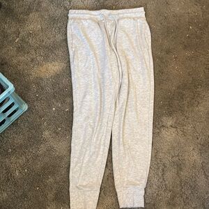 Gray jogger pants